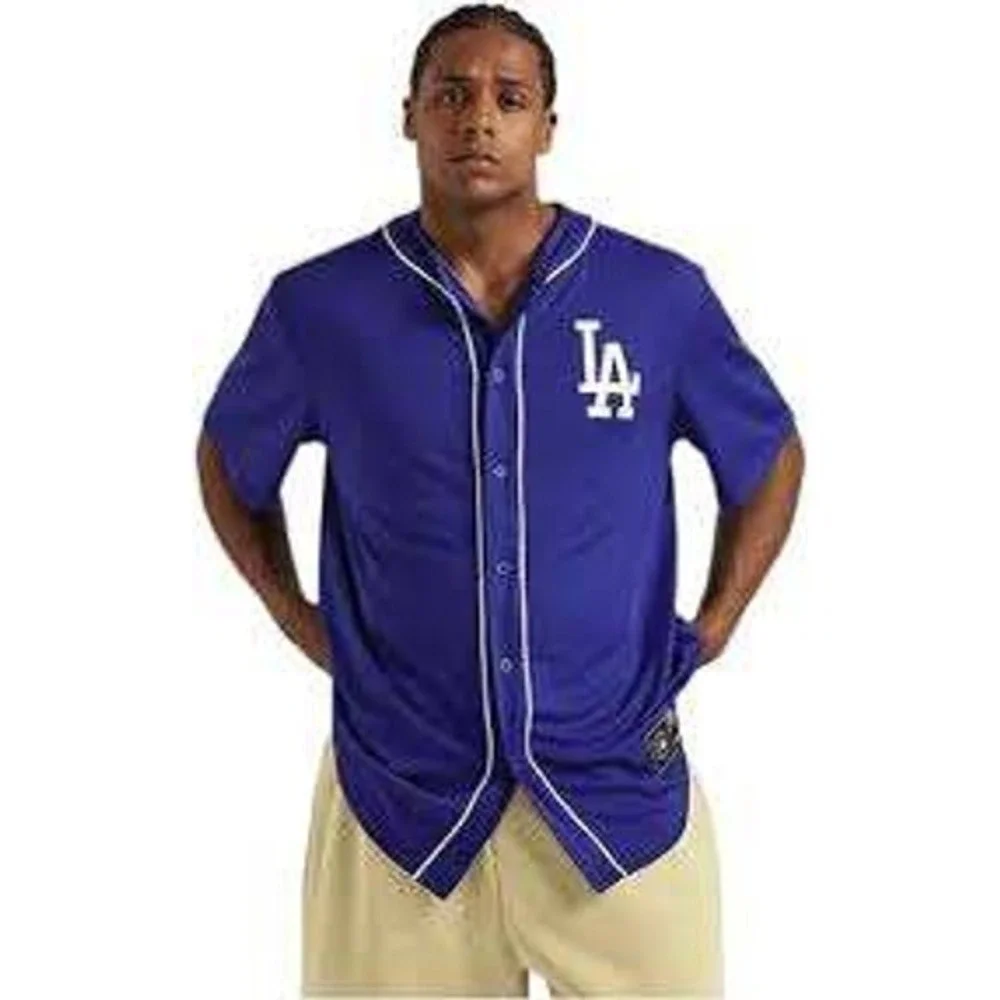 CSA Los Angeles Dodgers Baseball Jersey Mens 2XL Royal Blue LA National League